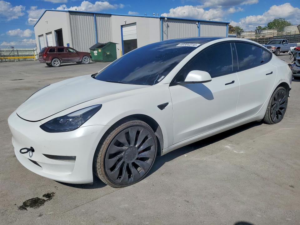 Продажа на аукционе авто 2022 Tesla Model 3, vin: 5YJ3E1EC8NF357250, номер лота: 48304316