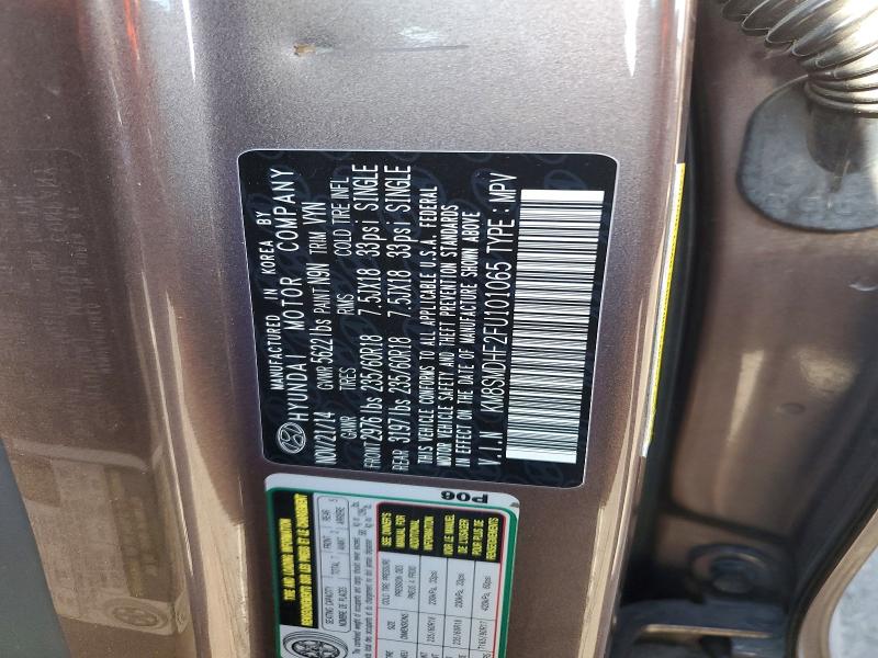 Aukcja sprzedaży 2015 Hyundai Santa Fe, vin: KM8SMDHF2FU101065, numer aukcji: 49252726