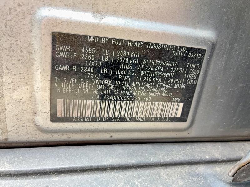 Продажа на аукционе авто 2014 Subaru Outback, vin: 4S4BRCCC5E3201769, номер лота: 51506096