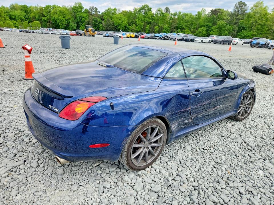 50565496 :رقم المزاد ، JTHFN48Y030047853 vin ، 2003 Lexus Sc مزاد بيع