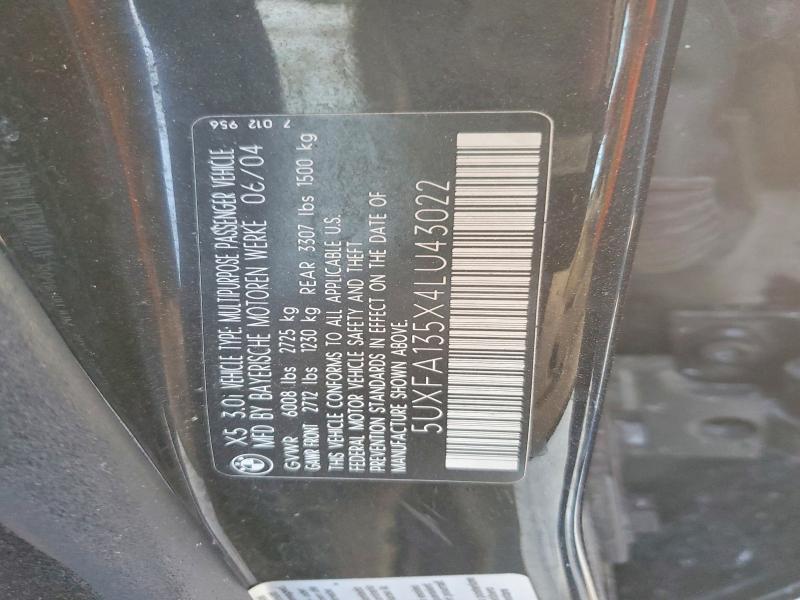 Продажа на аукционе авто 2004 Bmw X5, vin: 5UXFA135X4LU43022, номер лота: 49329296