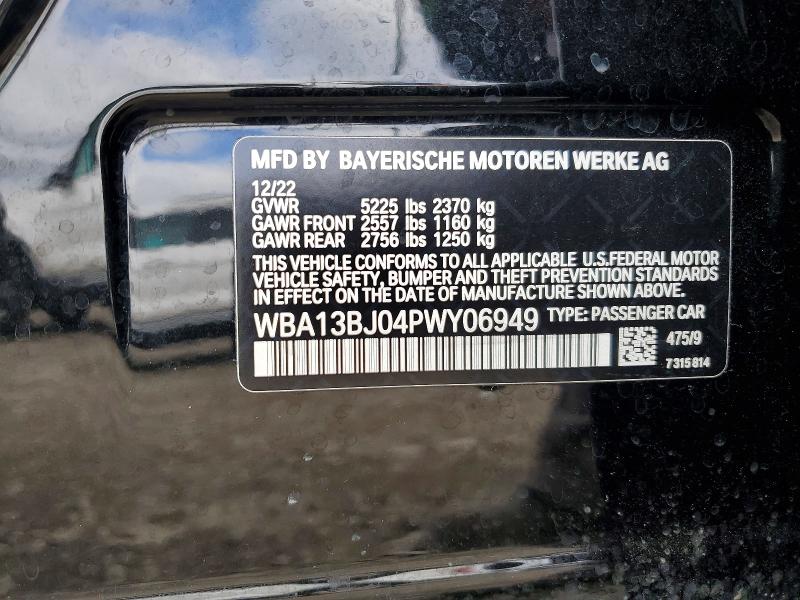 Продажа на аукционе авто 2023 Bmw 530, vin: WBA13BJ04PWY06949, номер лота: 50355616