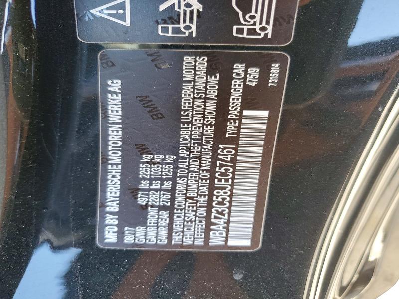 Aukcja sprzedaży 2018 Bmw 430xi, vin: WBA4Z3C58JEC57461, numer aukcji: 50489296