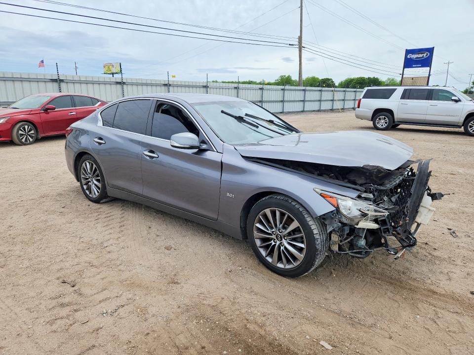 50903376 :رقم المزاد ، JN1EV7AP9JM590868 vin ، 2018 Infiniti Q50 مزاد بيع