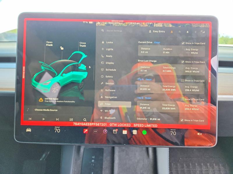 2023 Tesla Model Y მანქანა იყიდება აუქციონზე, vin: 7SAYGAEE6PF587201, აუქციონის ნომერი: 47938496