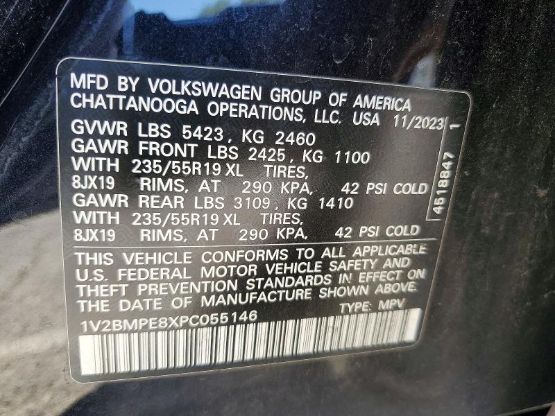 Aukcja sprzedaży 2023 Volkswagen Id.4, vin: 1V2BMPE8XPC055146, numer aukcji: 50646936