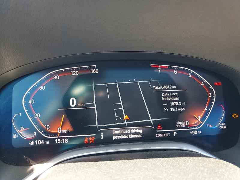 2022 Bmw 740 მანქანა იყიდება აუქციონზე, vin: WBA7T2C04NCK93482, აუქციონის ნომერი: 51373216