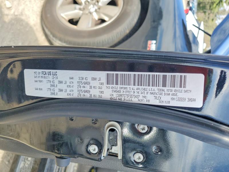 49514556 :رقم المزاد ، 1C6RR7GT5FS573437 vin ، 2015 Ram 1500 مزاد بيع