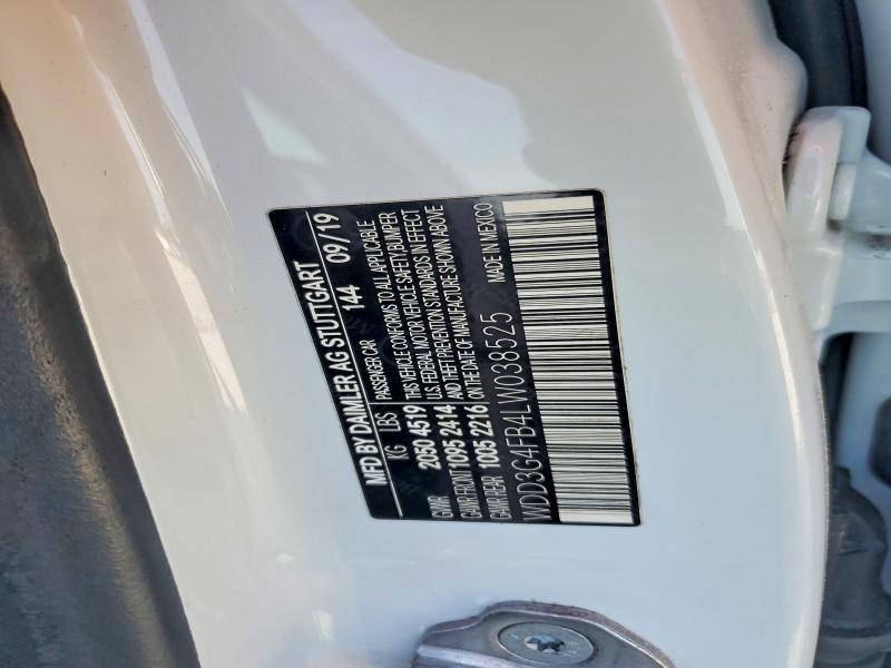 Продажа на аукционе авто 2020 Mercedes-benz A, vin: WDD3G4FB4LW038525, номер лота: 47824456