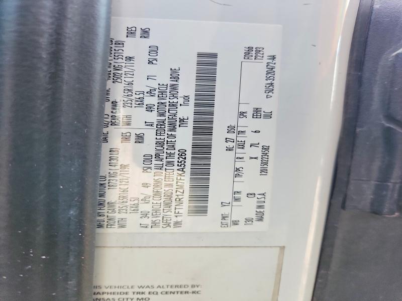 49927856 :رقم المزاد ، 1FTNR1ZM7FKA55260 vin ، 2015 Ford Transit مزاد بيع