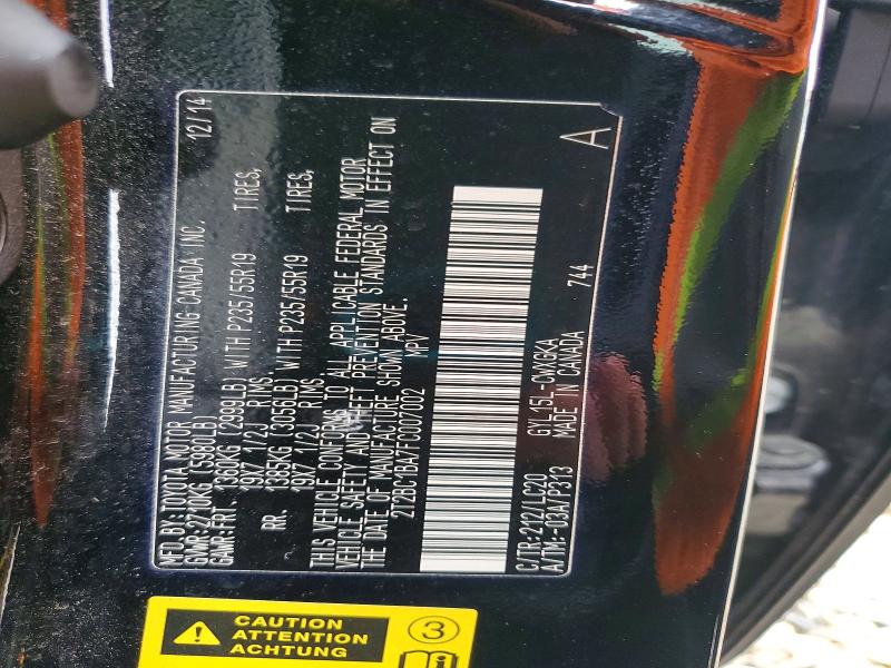 Продажа на аукционе авто 2015 Lexus Rx, vin: 2T2BC1BA7FC007002, номер лота: 49465646