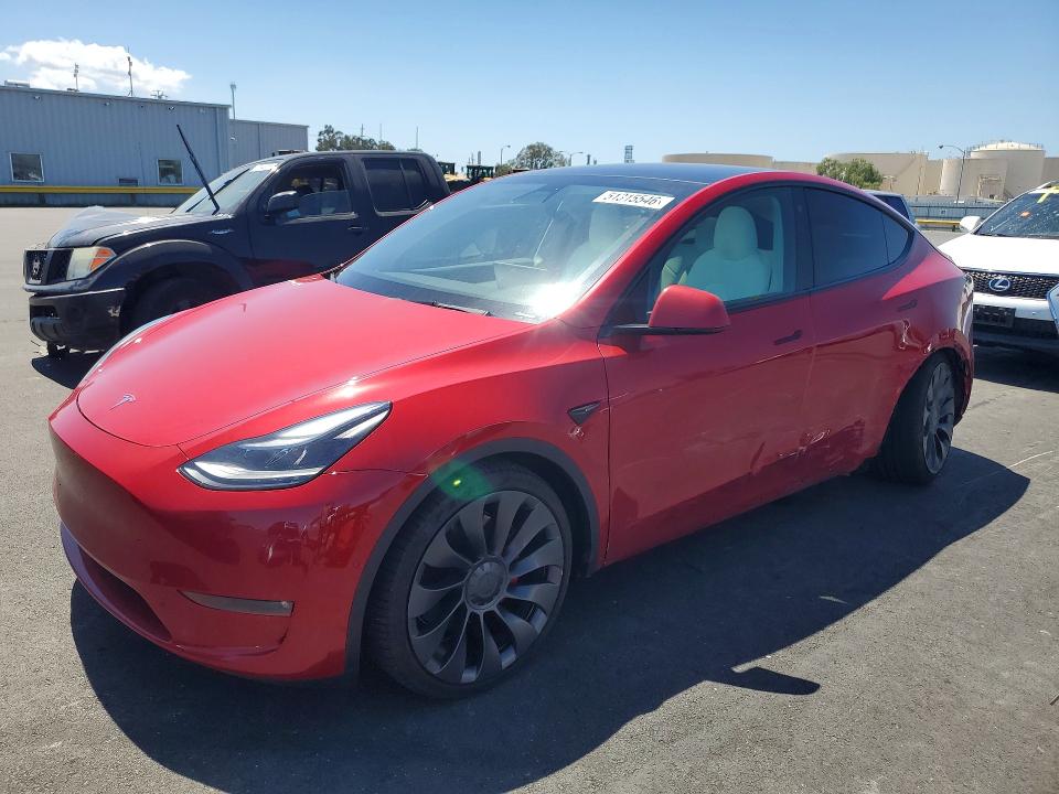 Продаж на аукціоні авто 2021 Tesla Model Y, vin: 5YJYGDEF9MF211675, номер лоту: 51315546