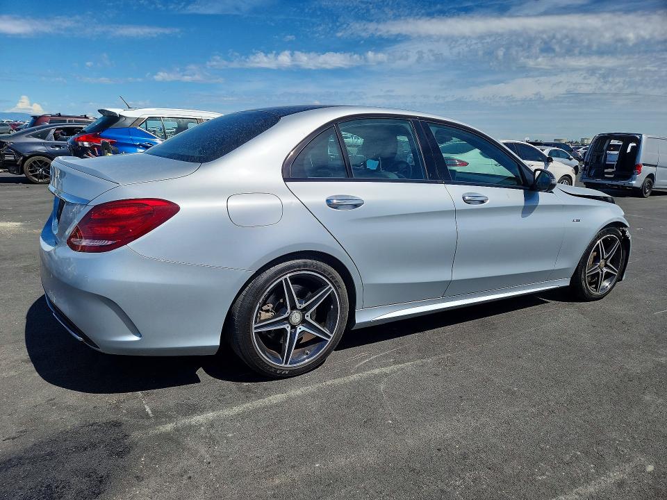 49445456 :رقم المزاد ، 55SWF6EB6GU112009 vin ، 2016 Mercedes-benz C مزاد بيع