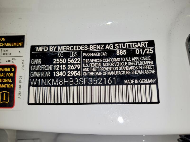 Продаж на аукціоні авто 2025 Mercedes-benz Glc, vin: W1NKM8HB3SF352161, номер лоту: 50967426