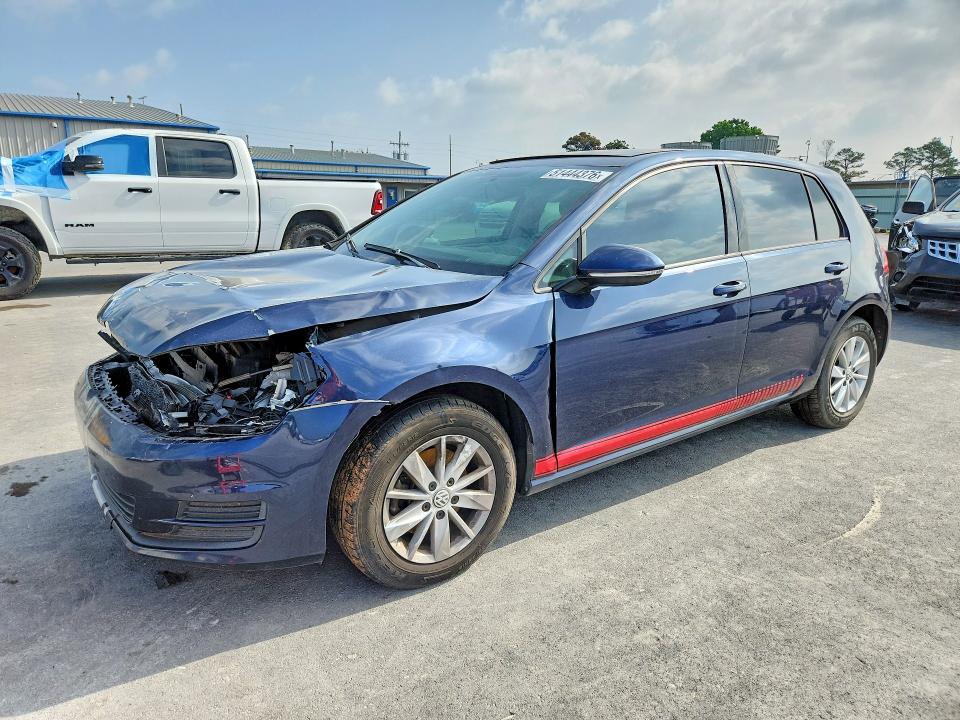 51444376 :رقم المزاد ، 3VW217AUXGM026903 vin ، 2016 Volkswagen Golf مزاد بيع
