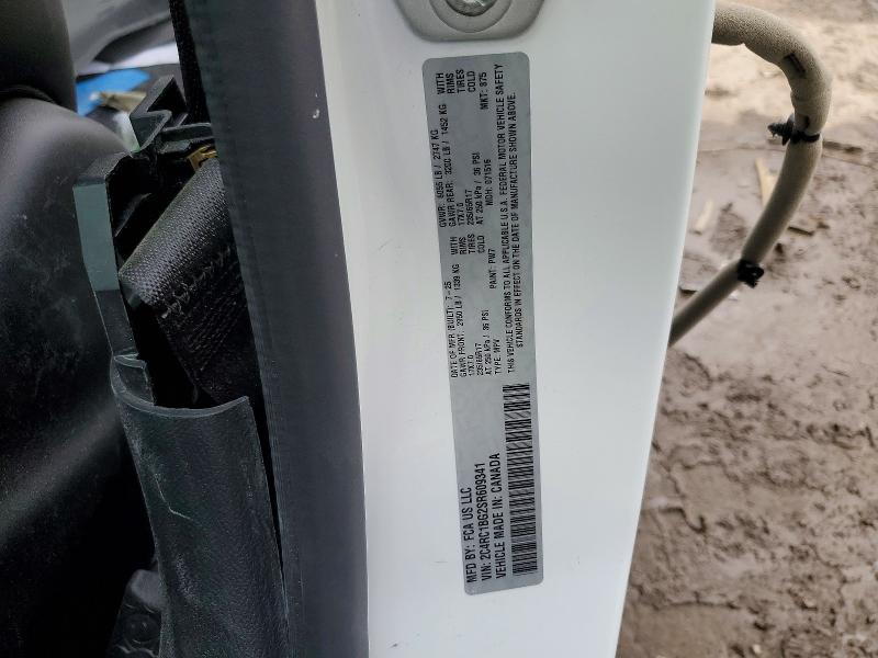 Продаж на аукціоні авто 2025 Chrysler Pacifica, vin: 2C4RC1BG2SR609341, номер лоту: 48946446