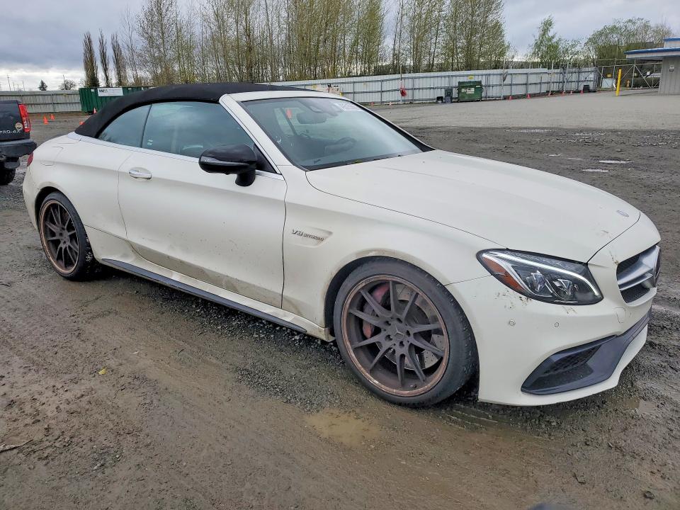 2017 Mercedes-benz C მანქანა იყიდება აუქციონზე, vin: WDDWK8HB4HF477909, აუქციონის ნომერი: 49515666