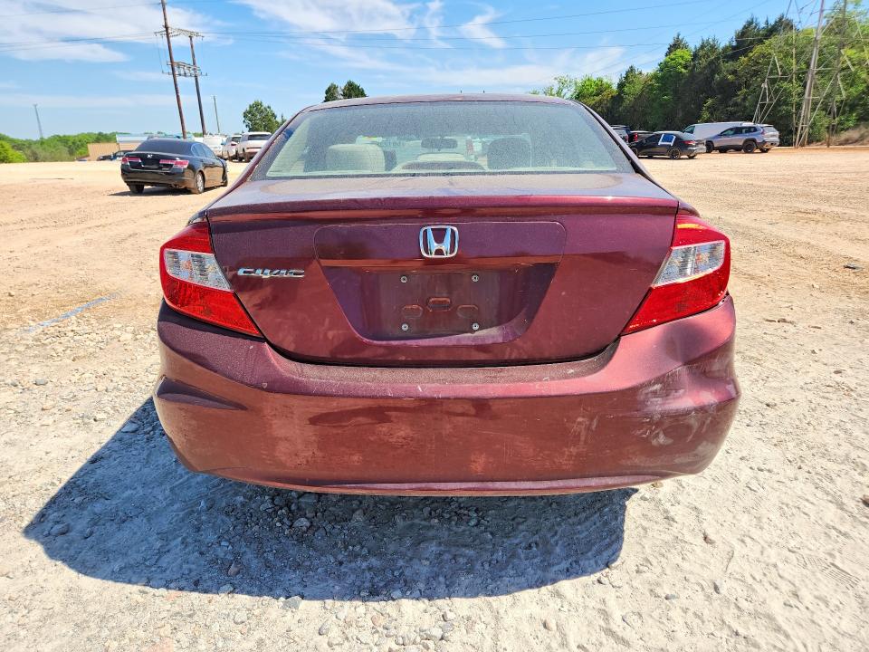 Продажа на аукционе авто 2012 Honda Civic, vin: 2HGFB2F52CH536551, номер лота: 50123876