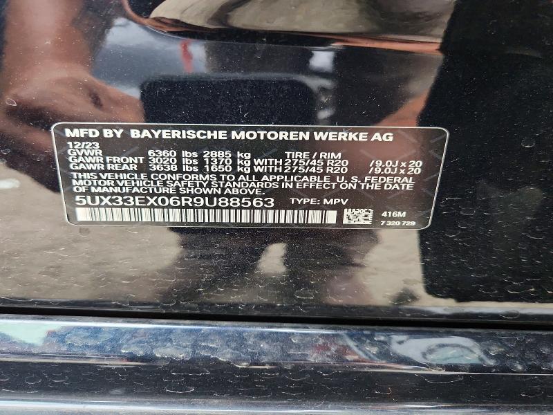 Продаж на аукціоні авто 2024 Bmw X6, vin: 5UX33EX06R9U88563, номер лоту: 51499276