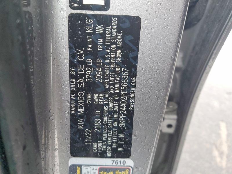 Aukcja sprzedaży 2023 Kia Forte, vin: 3KPF24AD2PE566367, numer aukcji: 46945776