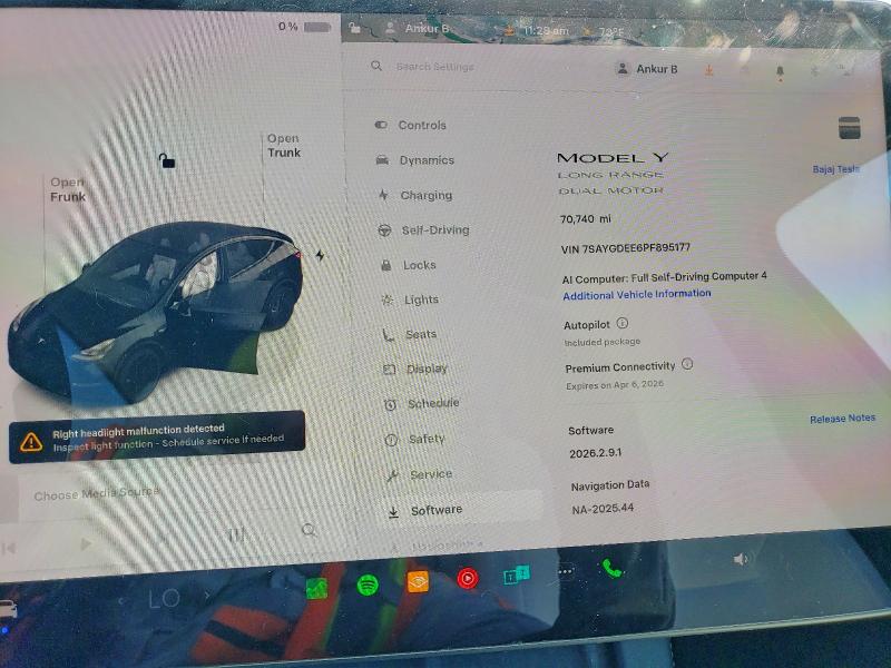 Продаж на аукціоні авто 2023 Tesla Model Y, vin: 7SAYGDEE6PF895177, номер лоту: 48347426