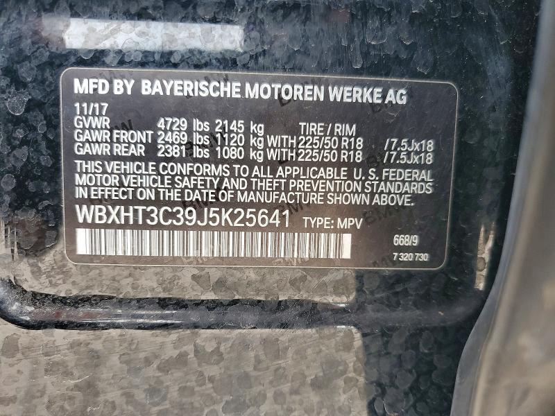 Продажа на аукционе авто 2018 Bmw X1, vin: WBXHT3C39J5K25641, номер лота: 50422856