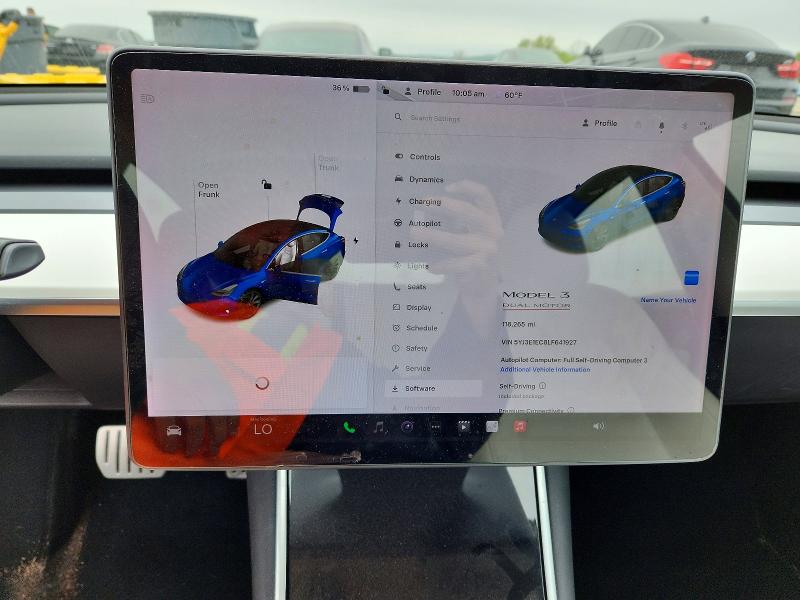 Продаж на аукціоні авто 2020 Tesla Model 3, vin: 5YJ3E1EC8LF641927, номер лоту: 50894026