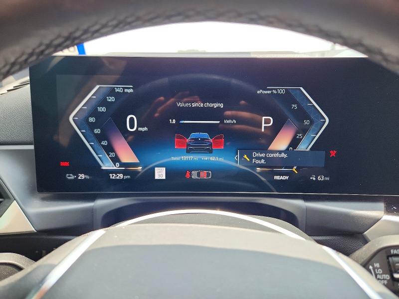 2024 Bmw I4 მანქანა იყიდება აუქციონზე, vin: WBY43AW00RFT40375, აუქციონის ნომერი: 49556126