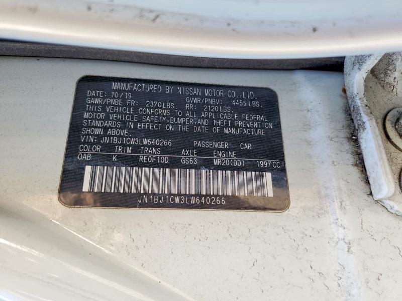 49226746 :رقم المزاد ، JN1BJ1CW3LW640266 vin ، 2020 Nissan Rogue Sport مزاد بيع