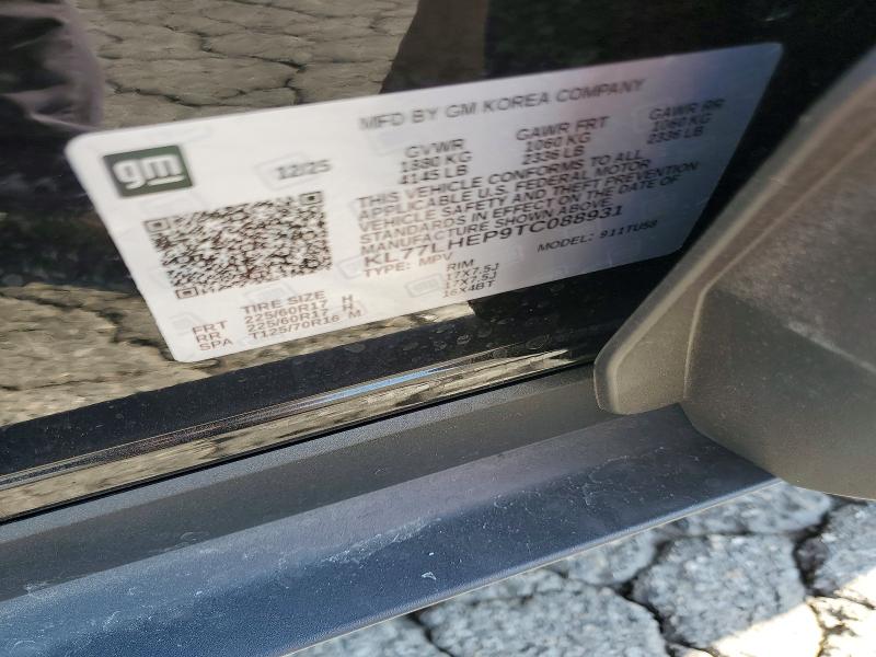 Продаж на аукціоні авто 2026 Chevrolet Trax, vin: KL77LHEP9TC088931, номер лоту: 49261676