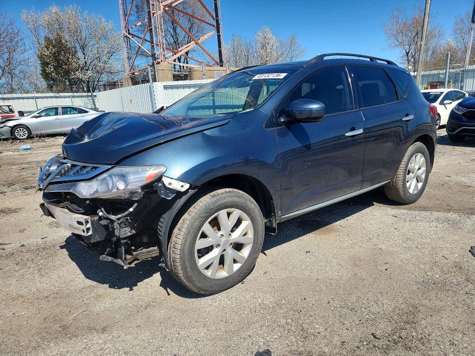 49132136 :رقم المزاد ، JN8AZ1MW8BW153289 vin ، 2011 Nissan Murano مزاد بيع