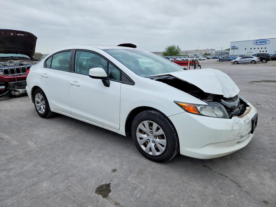 48767926 :رقم المزاد ، 19XFB2F53CE107767 vin ، 2012 Honda Civic مزاد بيع