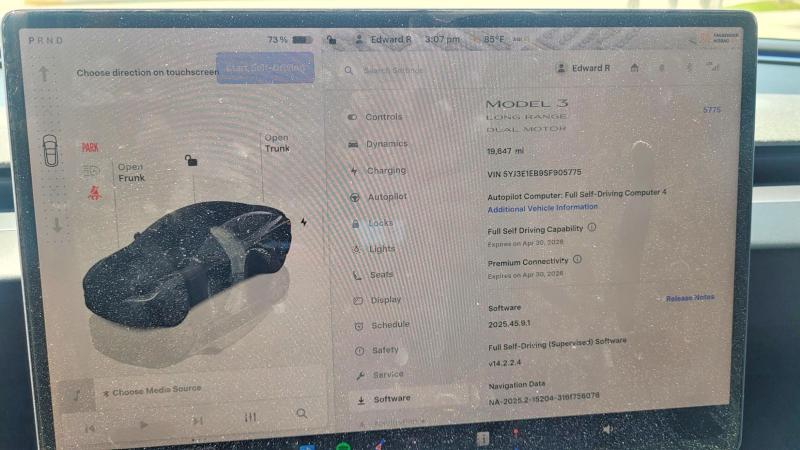 48560176 :رقم المزاد ، 5YJ3E1EB9SF905775 vin ، 2025 Tesla Model 3 مزاد بيع