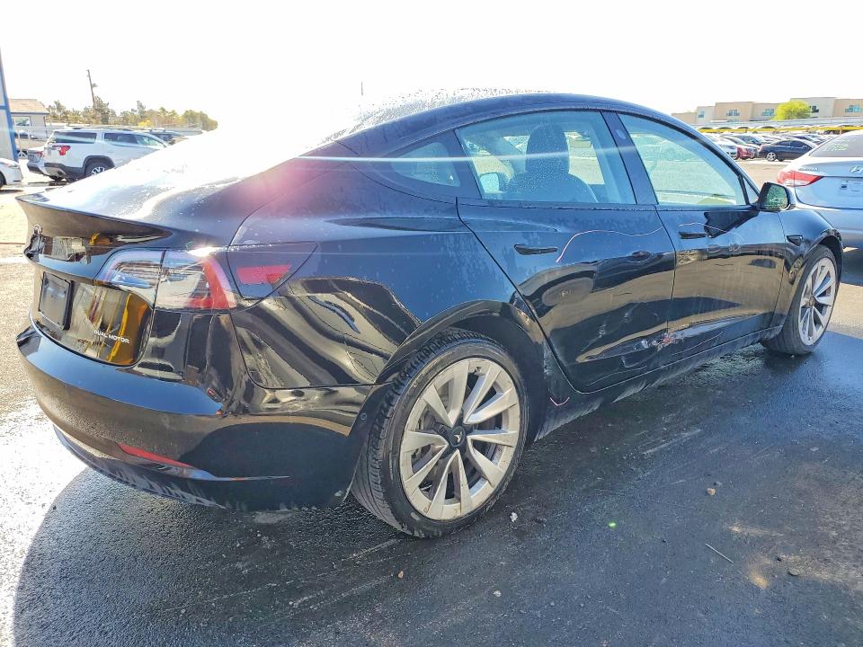 49120706 :رقم المزاد ، 5YJ3E1EB8NF304880 vin ، 2022 Tesla Model 3 مزاد بيع