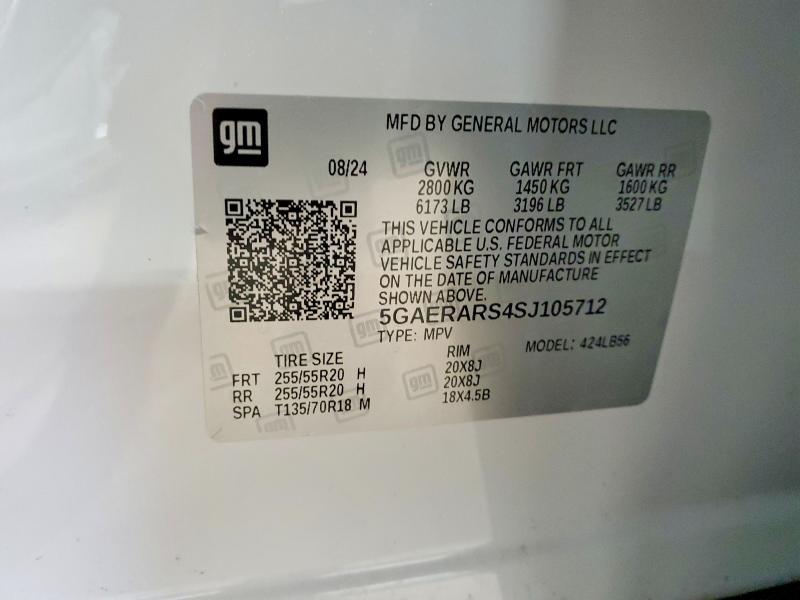 Aukcja sprzedaży 2025 Buick Enclave, vin: 5GAERARS4SJ105712, numer aukcji: 47914536