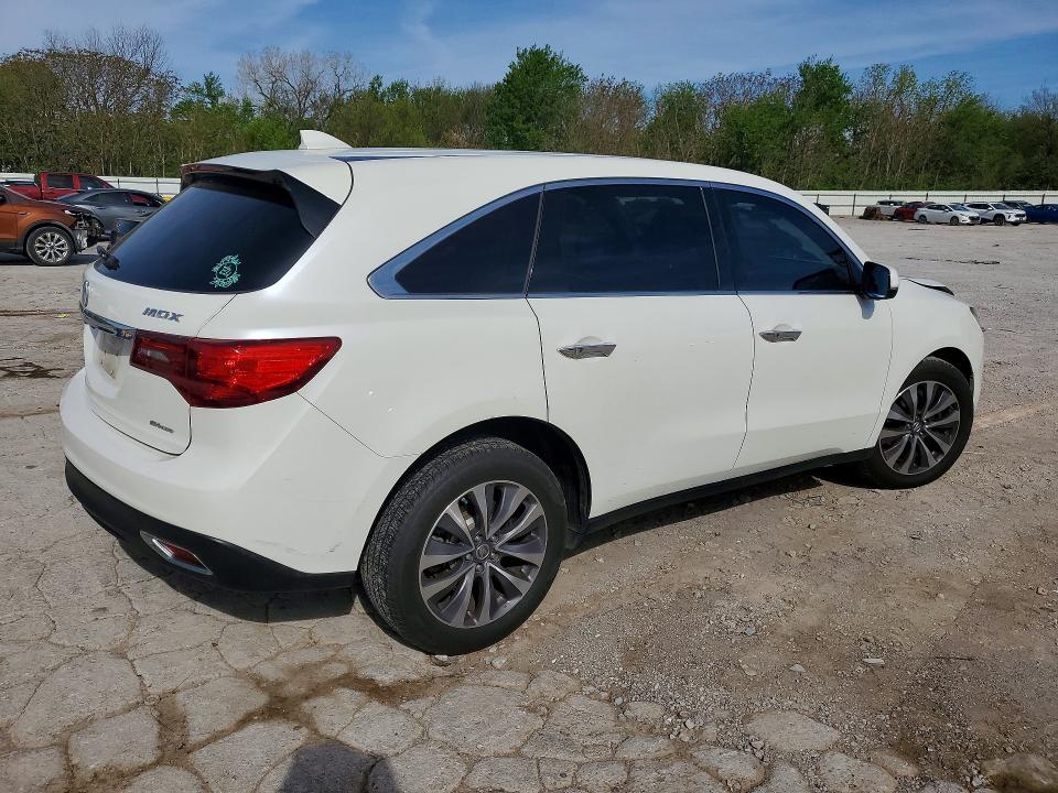 Aukcja sprzedaży 2016 Acura Mdx, vin: 5FRYD4H41GB023447, numer aukcji: 48664286