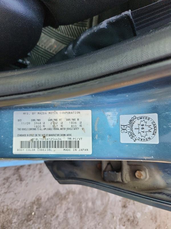 48825136 :رقم المزاد ، JM1BL1SF3A1254434 vin ، 2010 Mazda 3 مزاد بيع