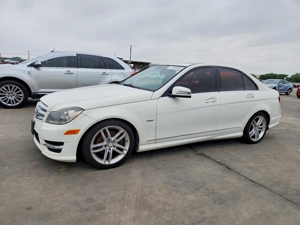 Aukcja sprzedaży 2012 Mercedes-benz C, vin: WDDGF4HB8CR203010, numer aukcji: 51593946