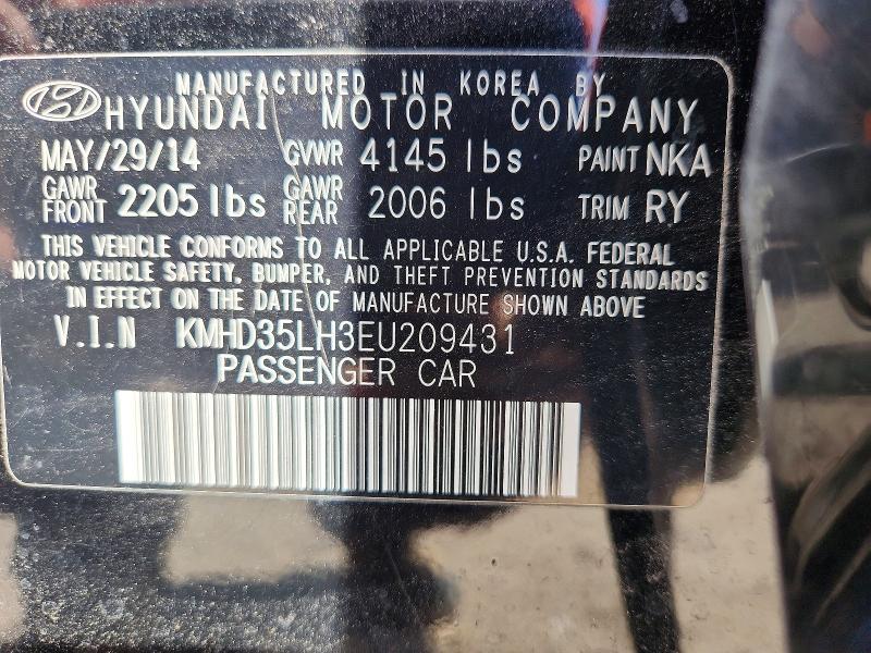 Продажа на аукционе авто 2014 Hyundai Elantra Gt, vin: KMHD35LH3EU209431, номер лота: 51087556