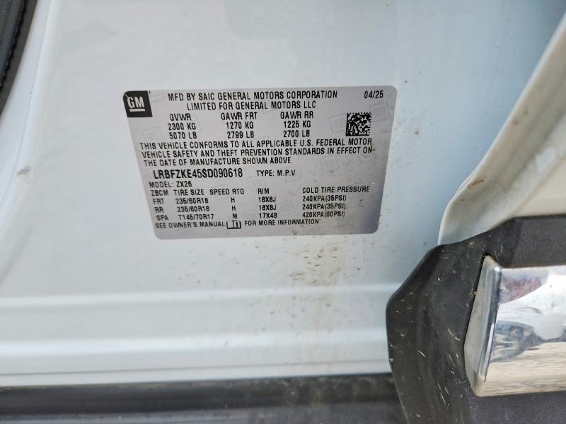 51527116 :رقم المزاد ، LRBFZKE45SD090618 vin ، 2025 Buick Envision مزاد بيع