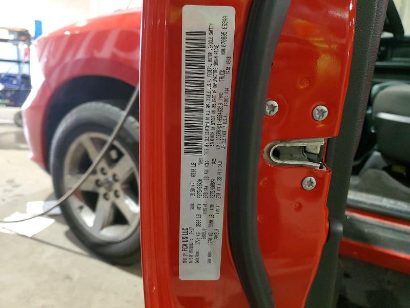 49437866 :رقم المزاد ، 1C6RR7KT4HS846359 vin ، 2017 Ram 1500 مزاد بيع