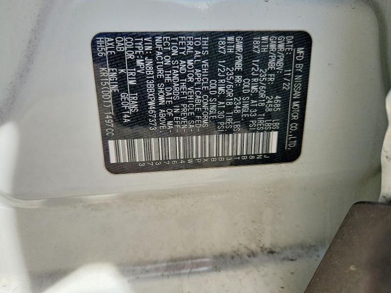 Продаж на аукціоні авто 2023 Nissan Rogue, vin: JN8BT3BBXPW467373, номер лоту: 50272776