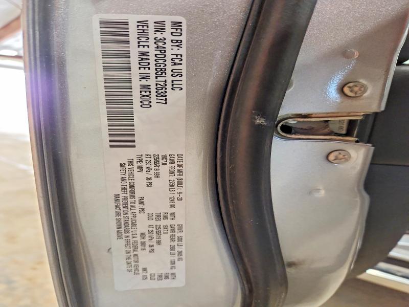 48849016 :رقم المزاد ، 3C4PDCGB5LT263877 vin ، 2020 Dodge Journey مزاد بيع