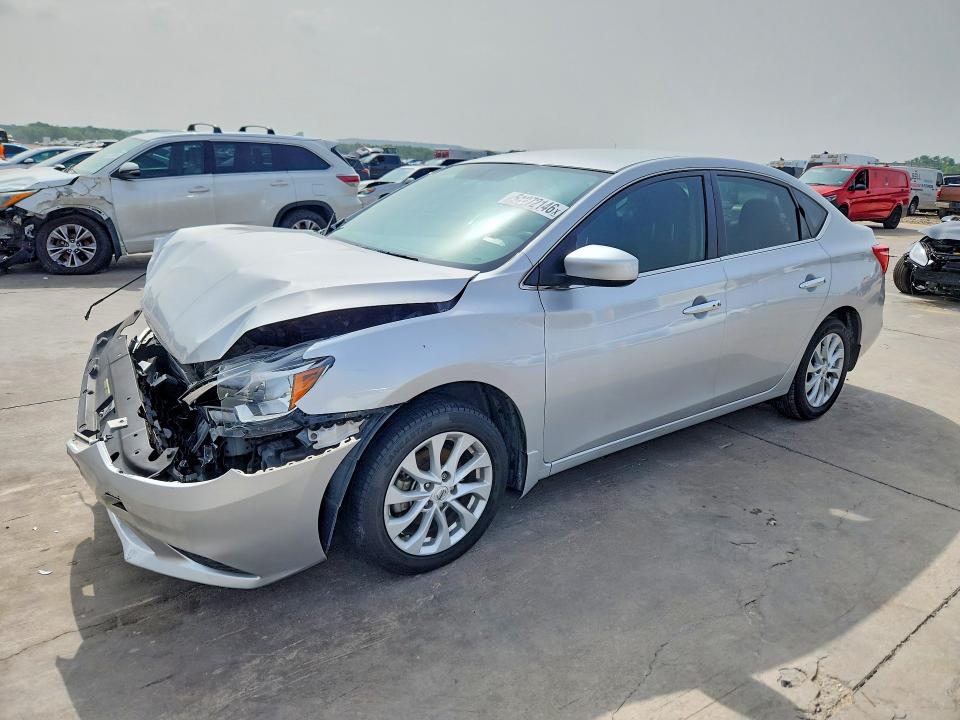 51272146 :رقم المزاد ، 3N1AB7AP8KY425612 vin ، 2019 Nissan Sentra مزاد بيع