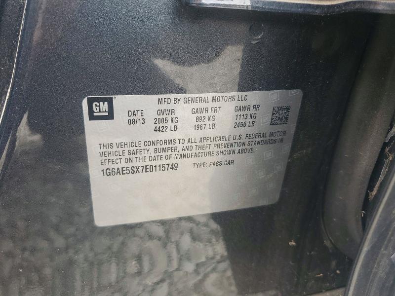 2014 Cadillac Ats მანქანა იყიდება აუქციონზე, vin: 1G6AE5SX7E0115749, აუქციონის ნომერი: 49785656