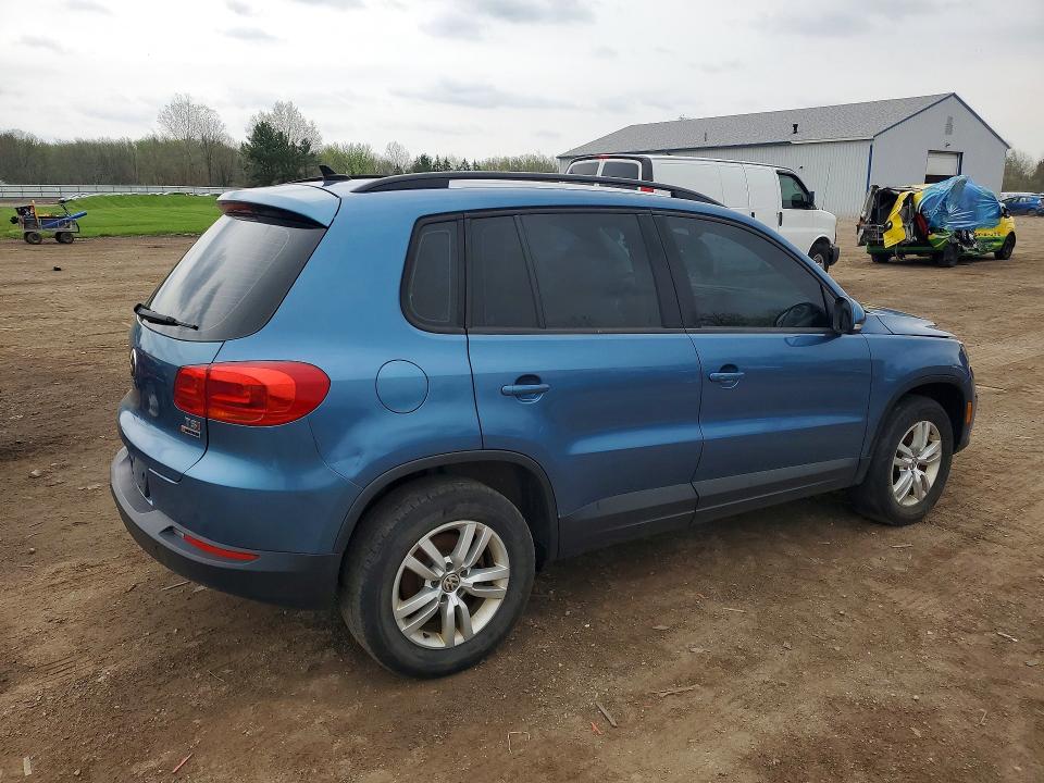 50123776 :رقم المزاد ، WVGBV7AX9HW503108 vin ، 2017 Volkswagen Tiguan مزاد بيع