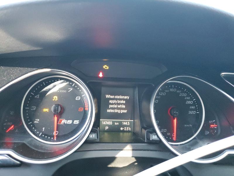2013 Audi Rs5 მანქანა იყიდება აუქციონზე, vin: WUAC6BFR7DA900376, აუქციონის ნომერი: 47840046