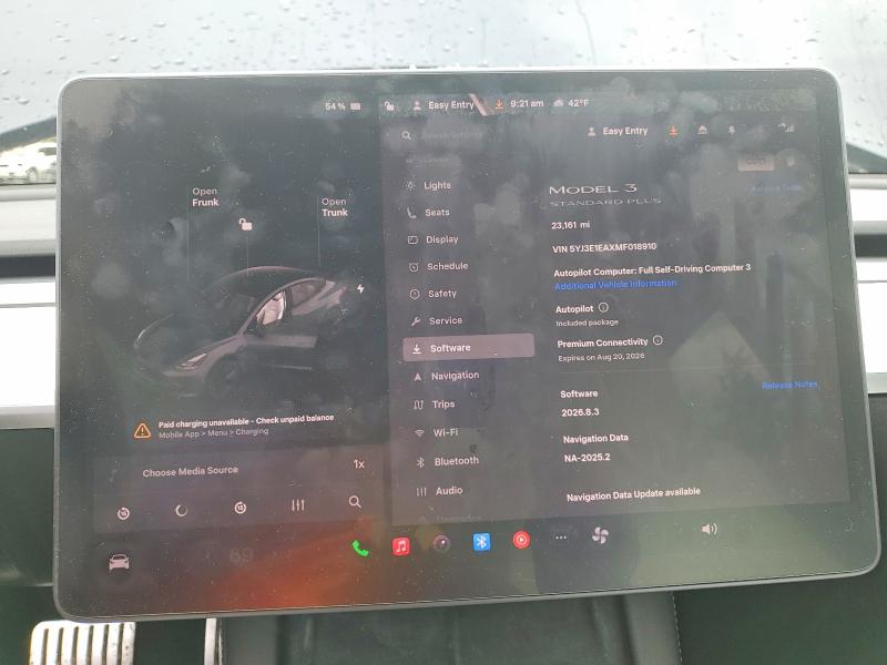 Aukcja sprzedaży 2021 Tesla Model 3, vin: 5YJ3E1EAXMF018910, numer aukcji: 49239976