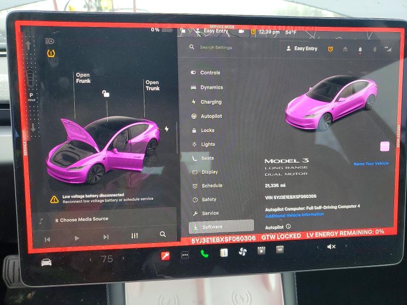 Продажа на аукционе авто 2025 Tesla Model 3, vin: 5YJ3E1EBXSF060306, номер лота: 47638086