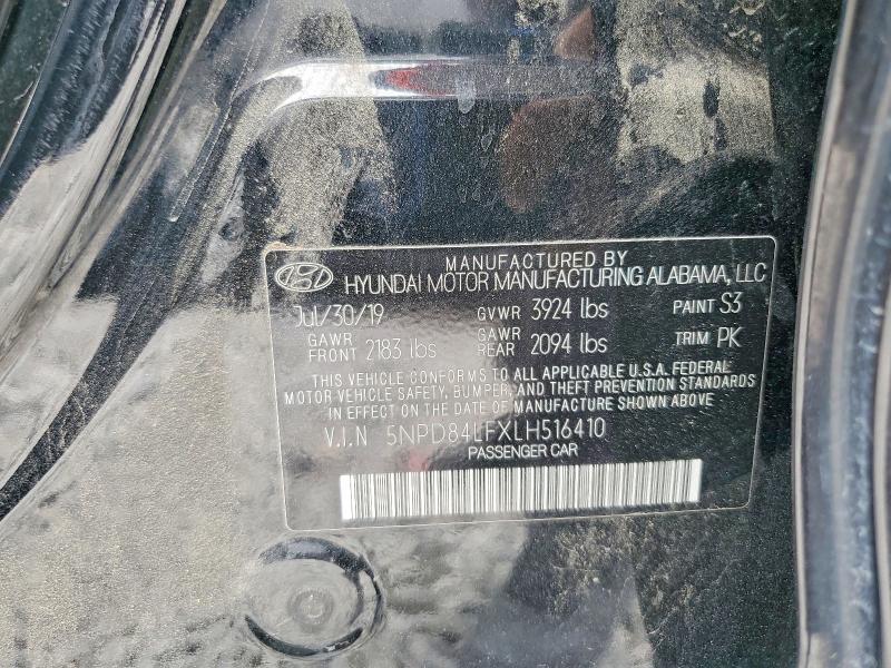 50617786 :رقم المزاد ، 5NPD84LFXLH516410 vin ، 2020 Hyundai Elantra مزاد بيع